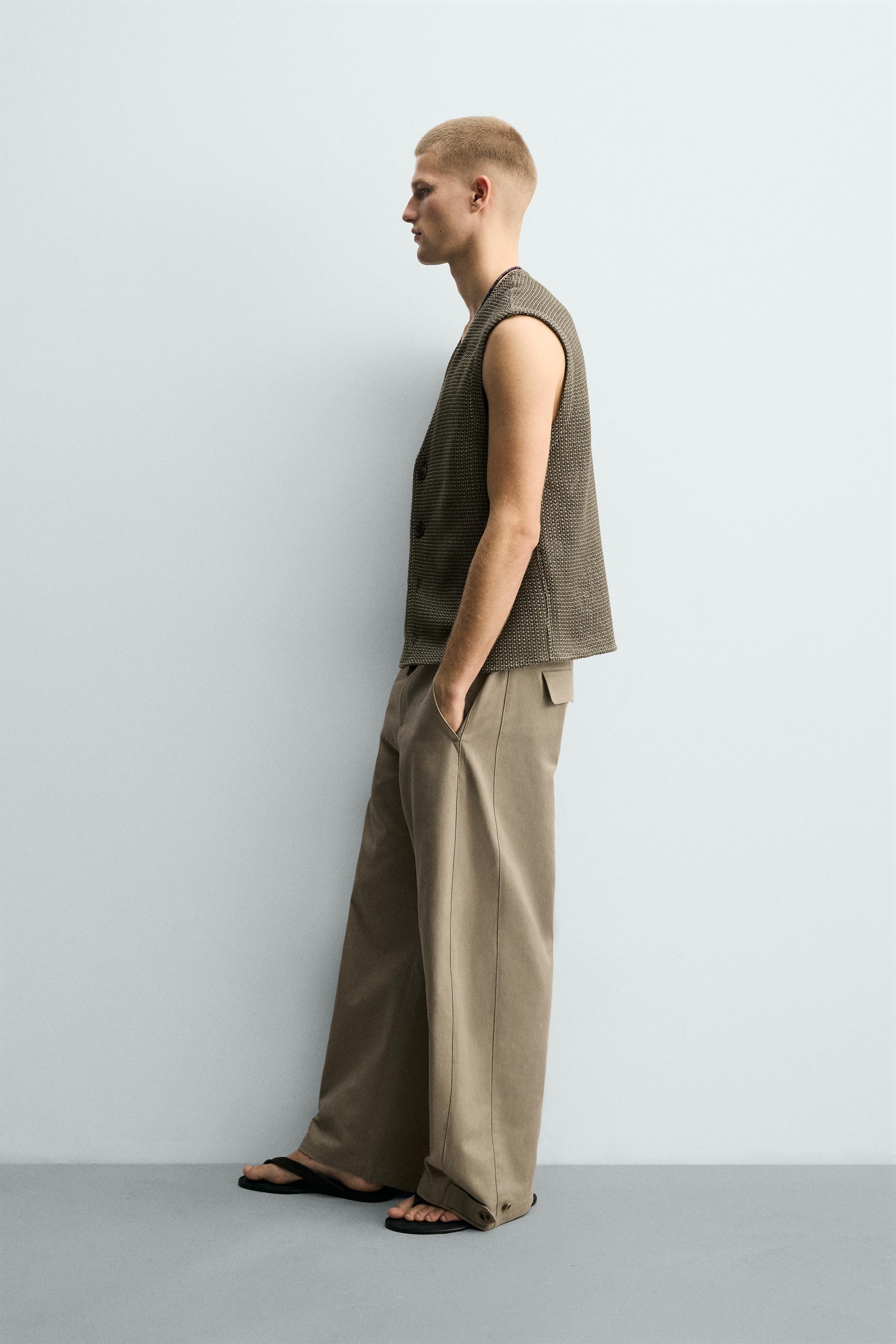 PANTALON COUPE DÉCONTRACTÉE À BAS AJUSTABLE