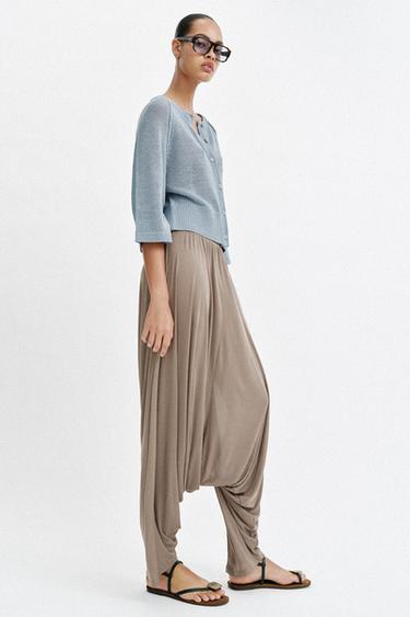 RUSTIC KNIT JACKET - Blue grey by Zara - Image 2