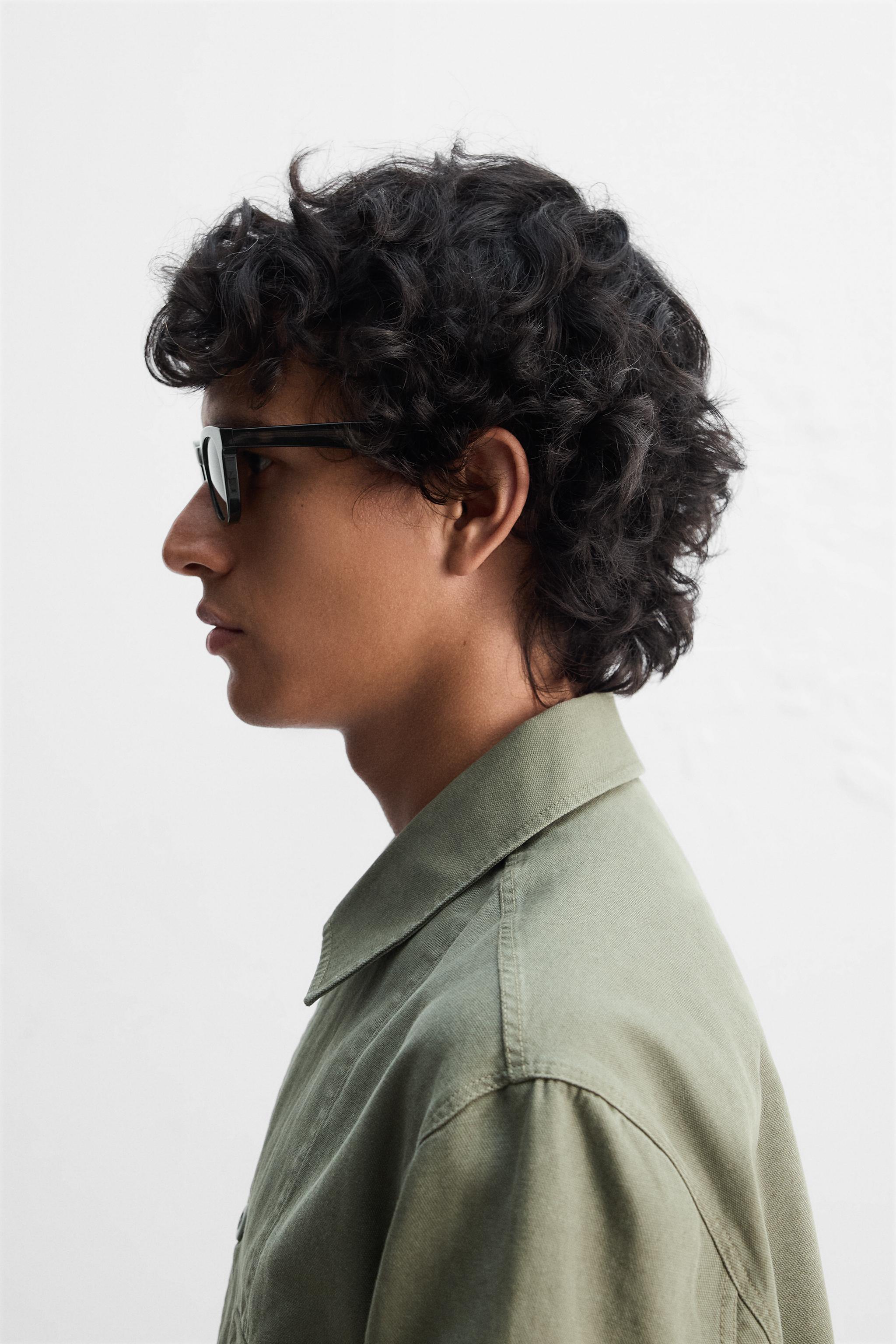 スクエアサングラス - べっ甲風 | ZARA Japan / 日本