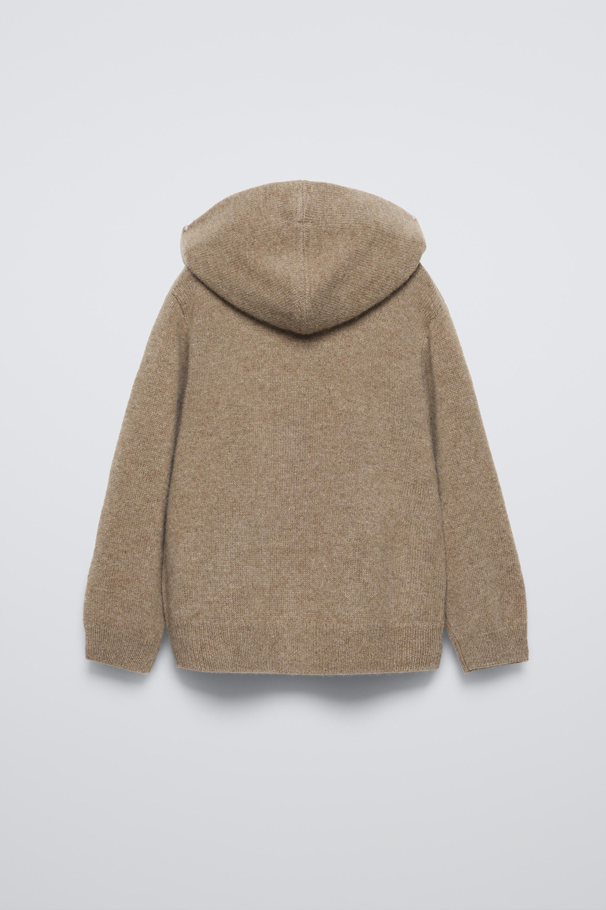 Zara Woman Lane Wool Parka Buckles store & Hood