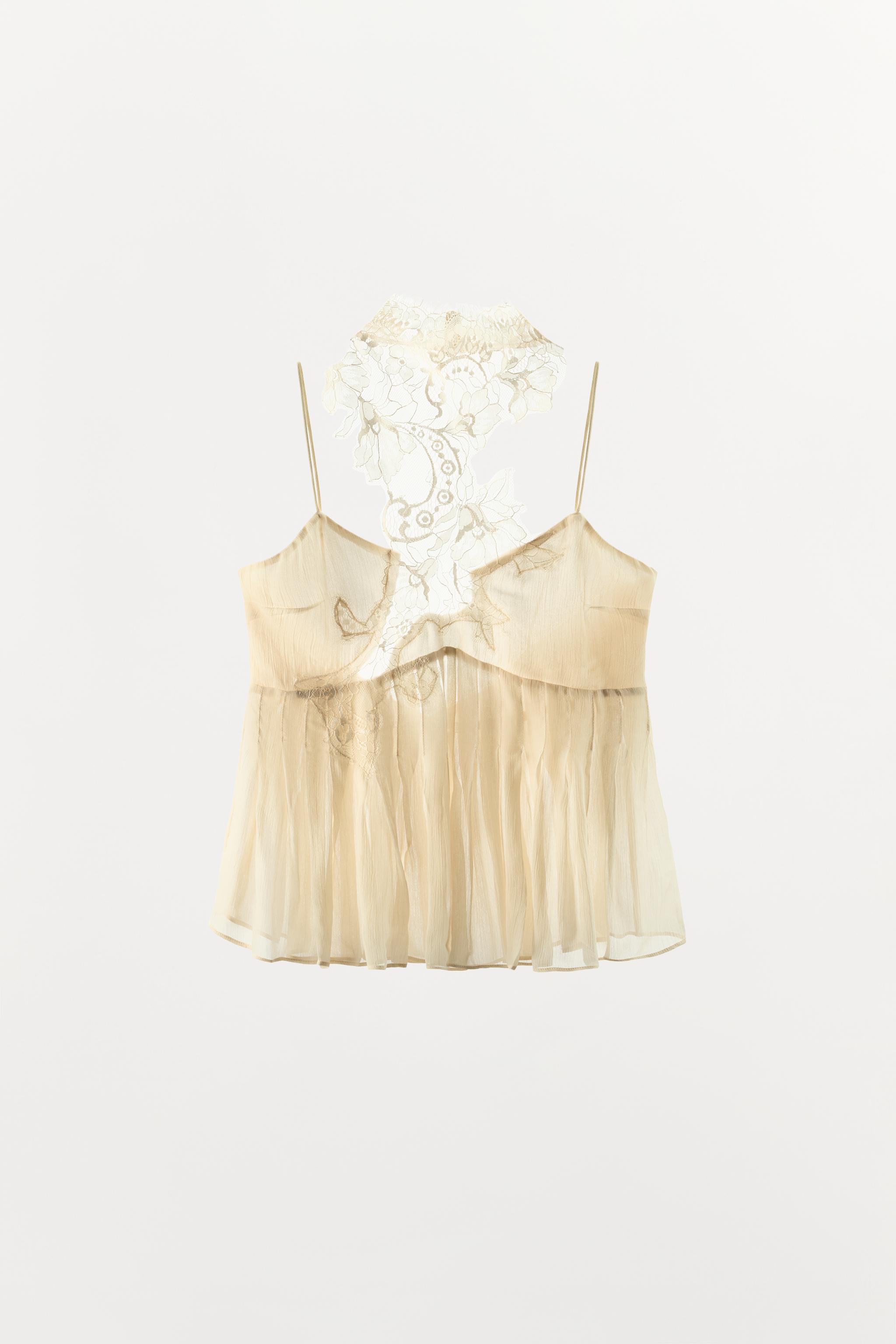 COMBINATION HALTER GODET TOP
