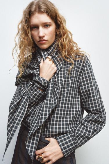 ANILLO SELLO BRILLOS - Dorado de Zara