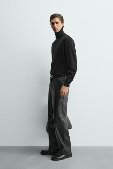 PANTALON RELAXED FIT - Noir de Zara - Image 3