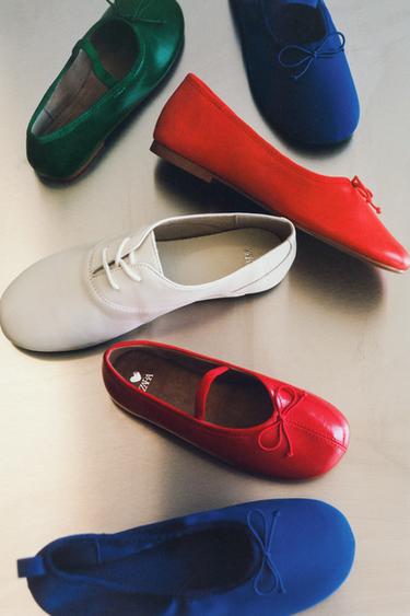 SLIM SOLE LEATHER BLUCHERS — White 2