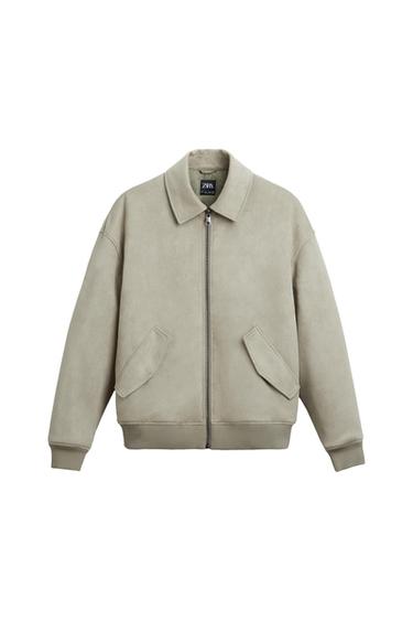 FAUX SUEDE JACKET