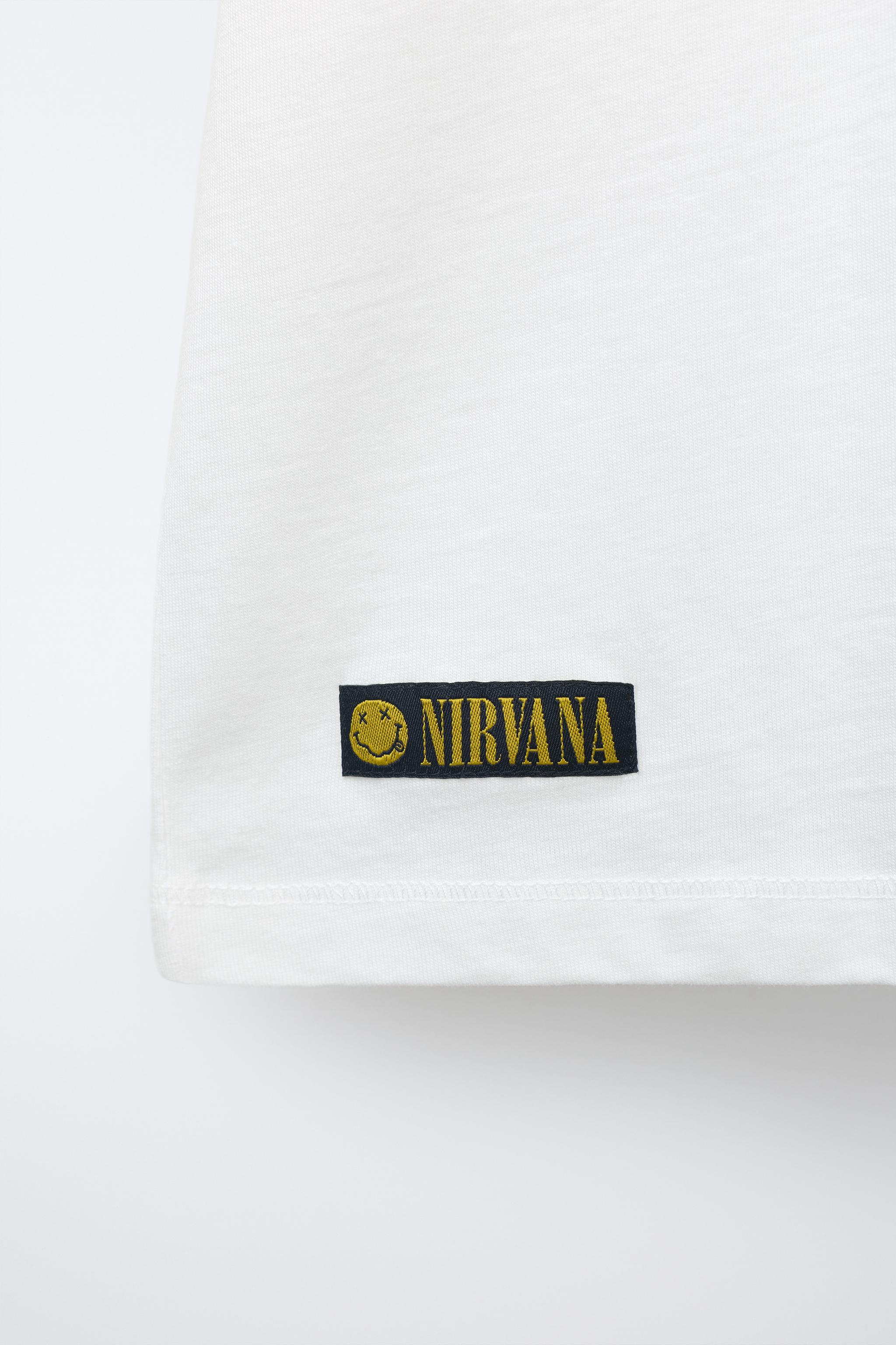 Детские футболки Zara NIRVANA ® PRINTED T-SHIRT — фото 5