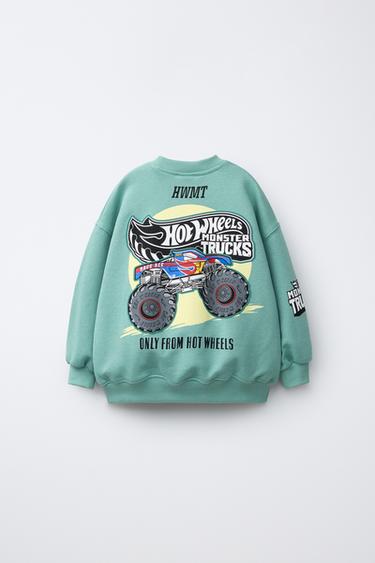 HOT WHEELS MONSTER TRUCK® SWEATSHIRT - verwaschenes Grün von Zara