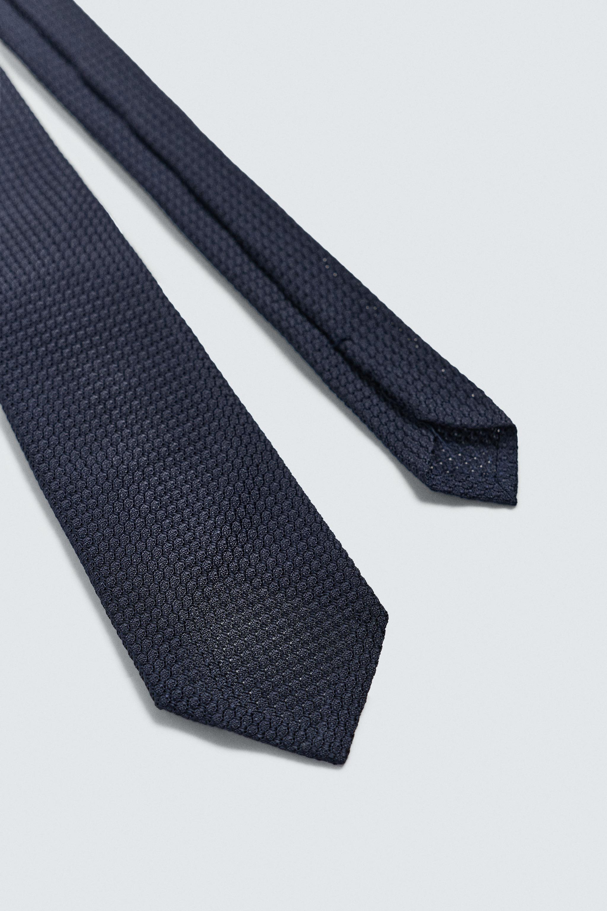 CRAVATE STRUCTURÉE 100% SOIE AARON LEVINE X ZARA