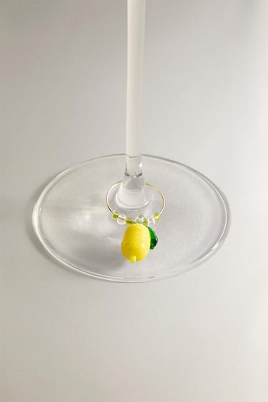 PACK OF GLASS FRUIT GLASS MARKERS (PACK OF 6) - Printed by Zara - Image 2