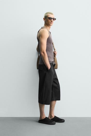SHORT JORTS BAGGY - Noir de Zara - Image 3