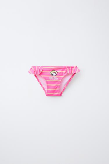 2-6 AÑOS/ BRAGUITA BAÑO RAYAS HELLO KITTY © SANRIO - Fucsia de Zara
