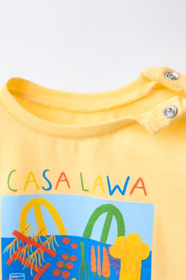 T-SHIRT IMPRIMÉ CASA LAWA X ZARA KIDS - Jaune de Zara - Image 2
