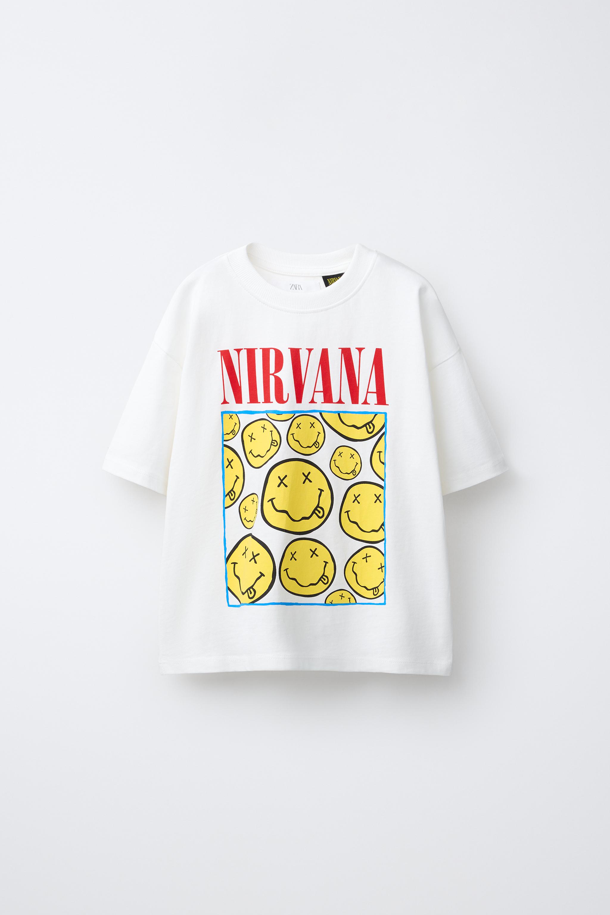 T-SHIRT IMPRIMÉ NIRVANA
