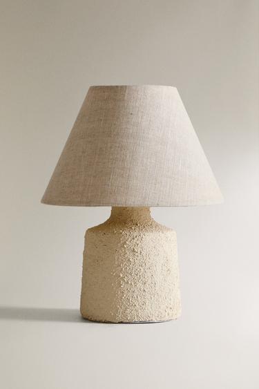 Zara BEIGE TABLE LAMP - Light beige - Image 0