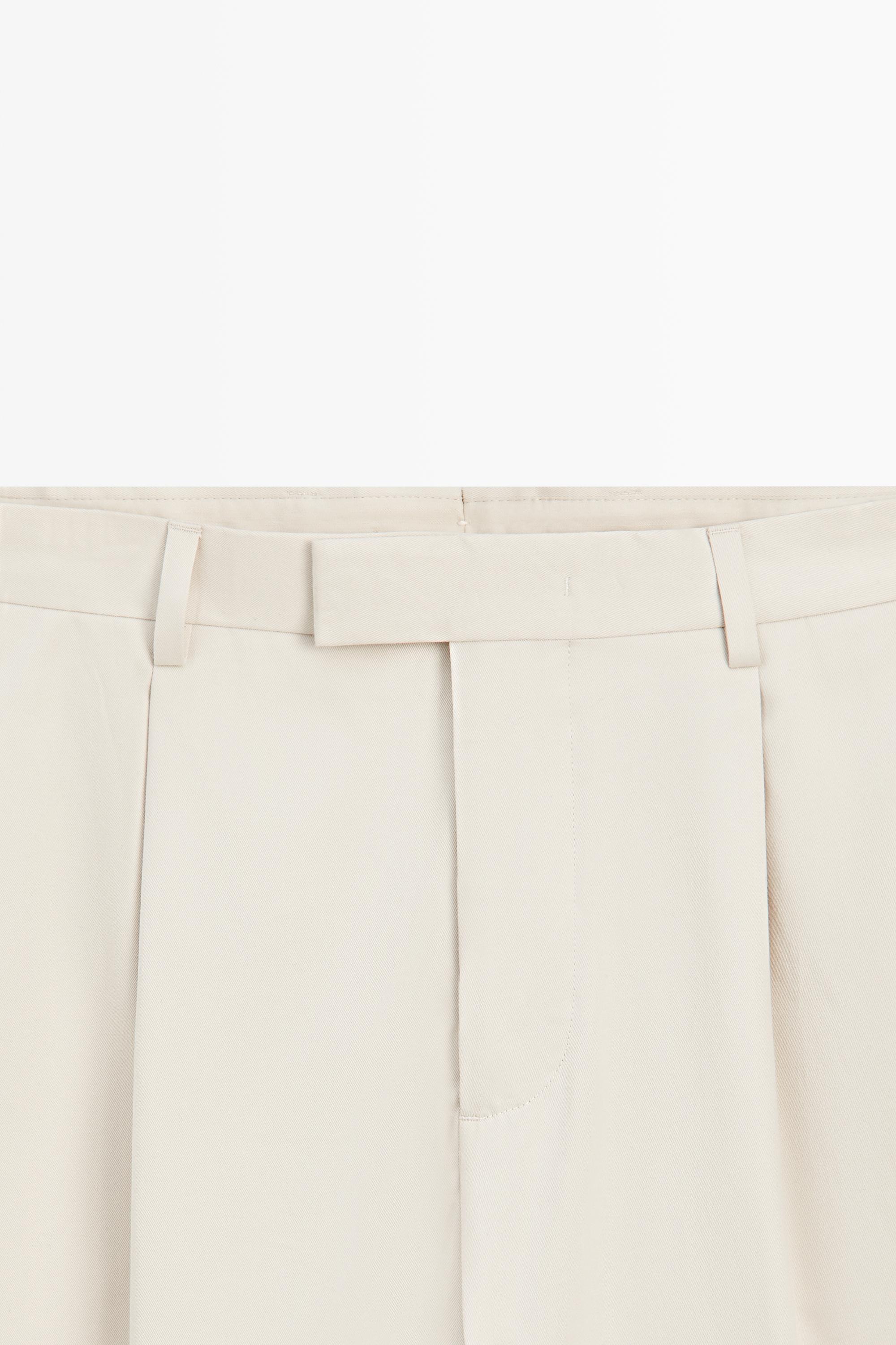 100% cotton darted pants