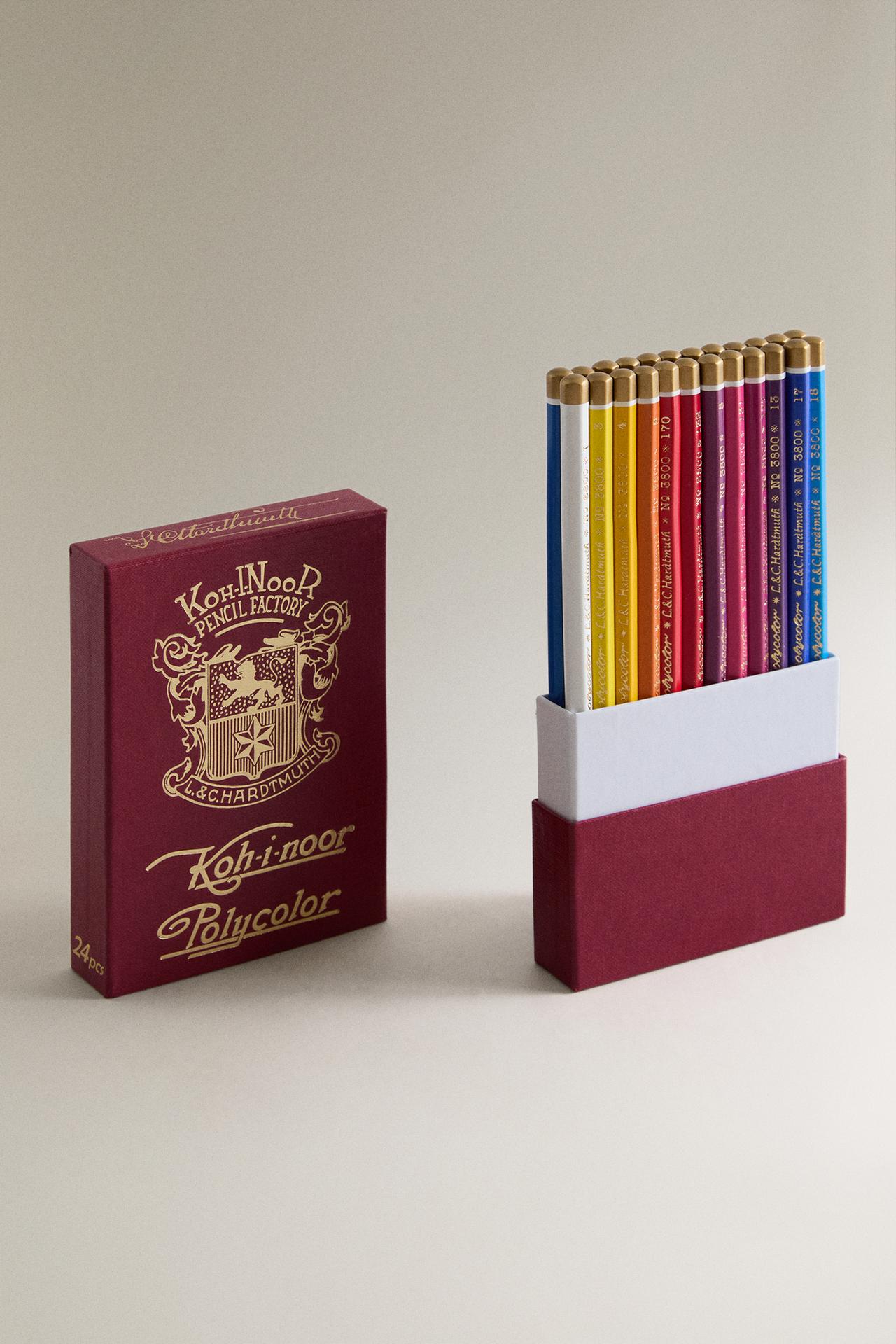 KOH-I-NOOR 24-PIECE COLOURED PENCIL SET — Multicoloured