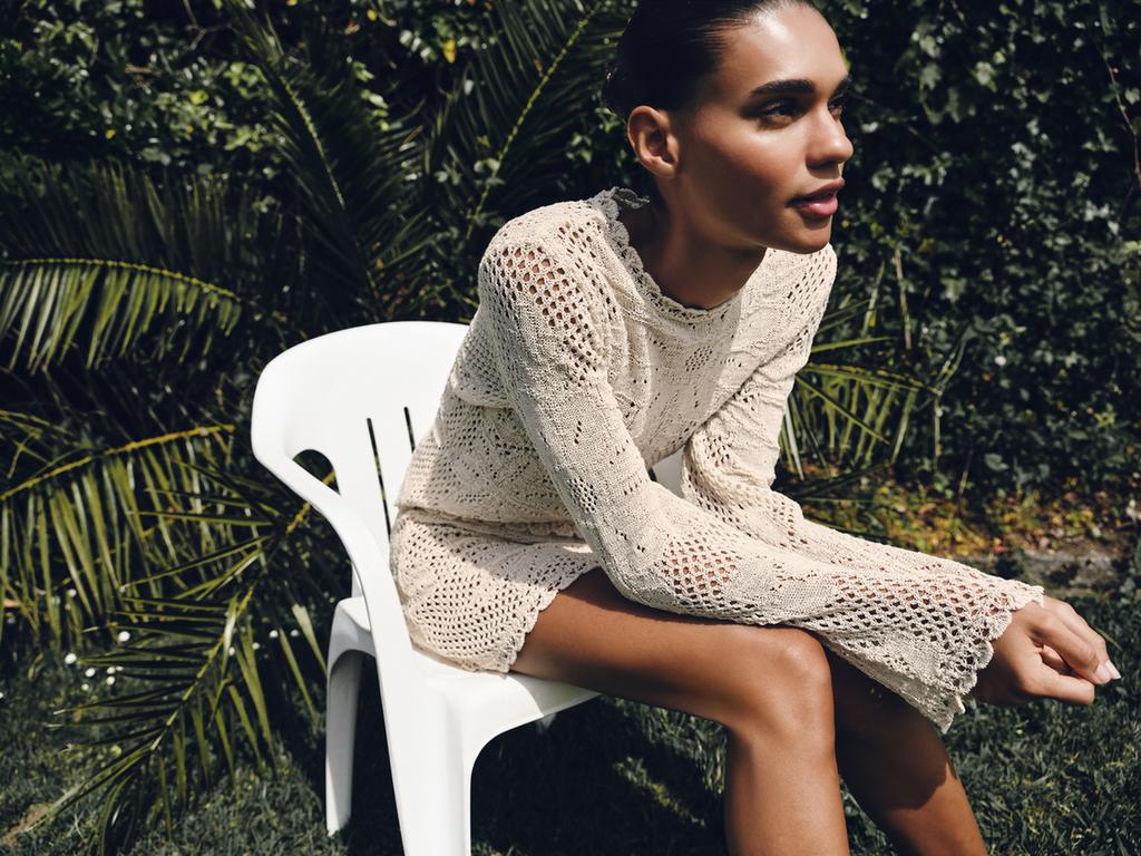 POINTELLE KNIT JUMPER