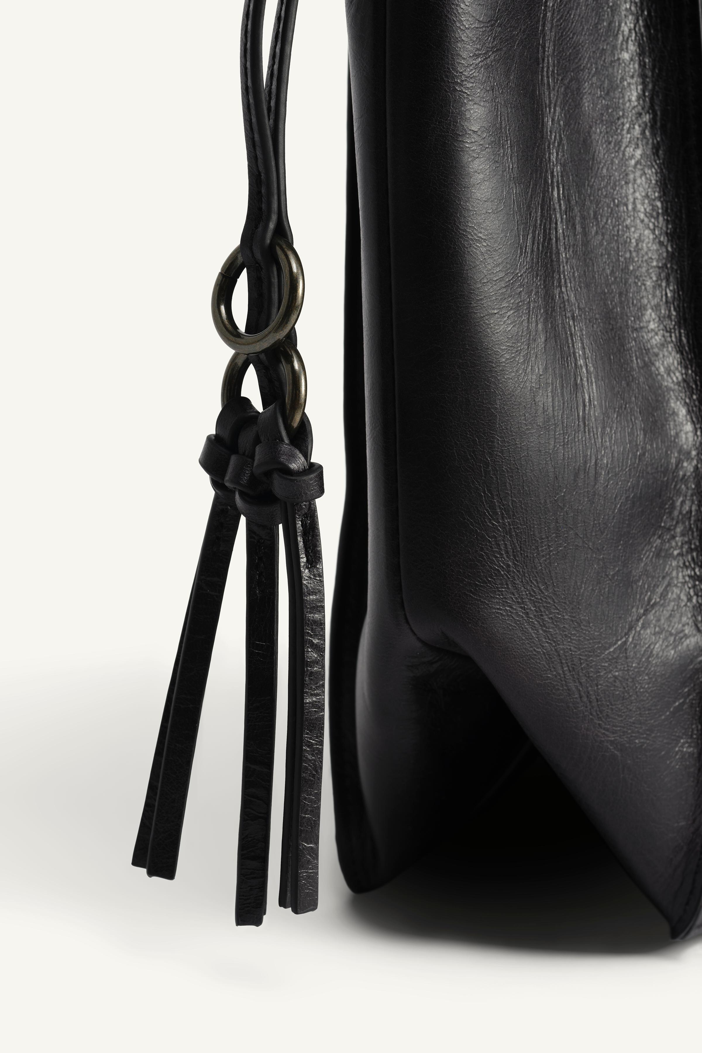 LEATHER STUDDED CITY BAG LIMITED EDITION