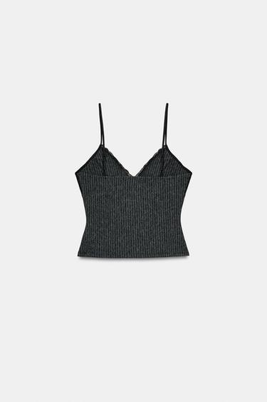 PINSTRIPE CAMISOLE TOP - striped by Zara - Image 3