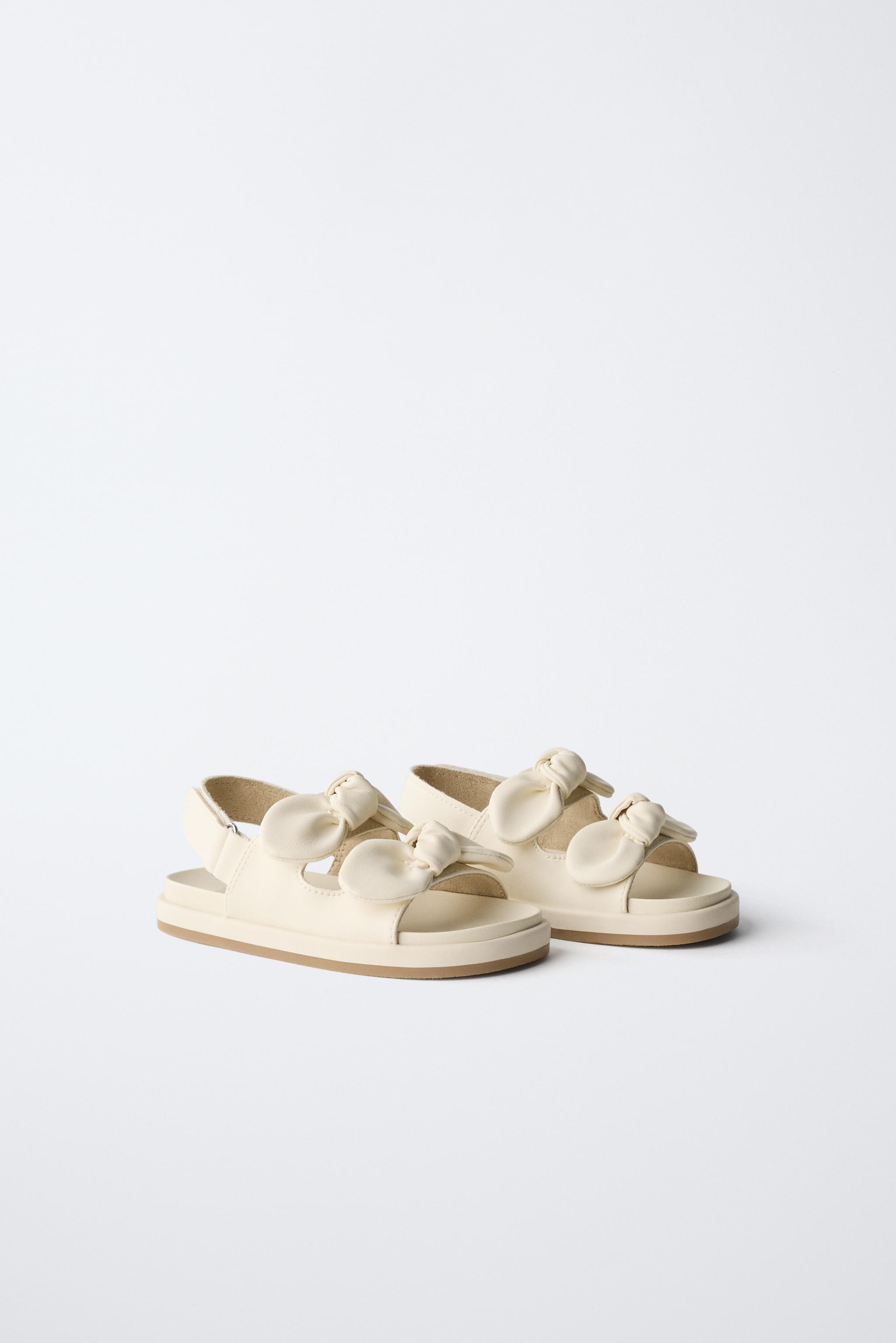 BOW SANDALS — White