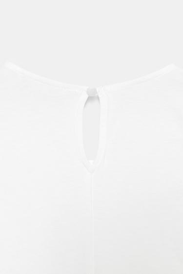 LACE SLEEVELESS TOP - White by Zara - Image 6