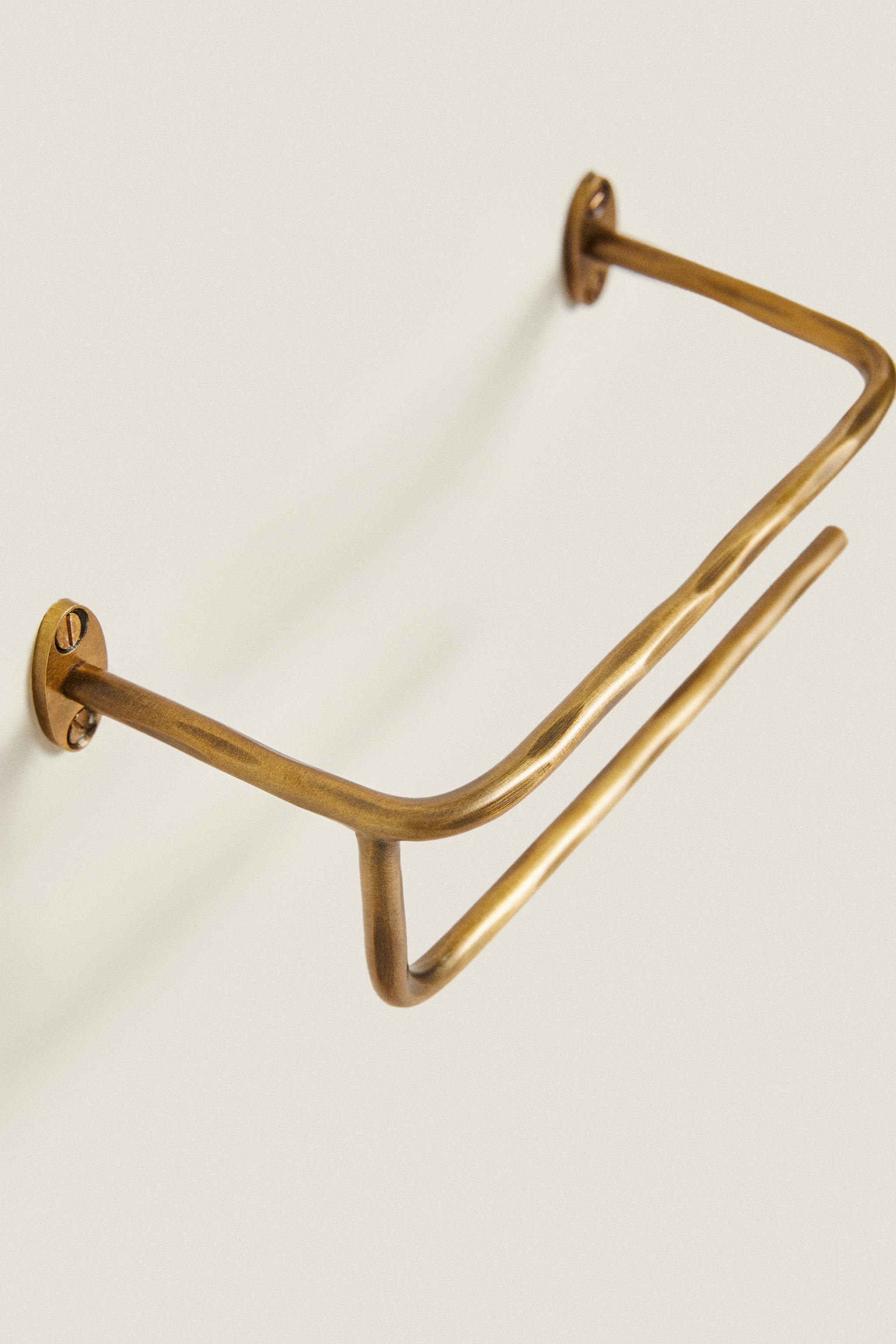 GOLDEN TOILET PAPER HOLDER