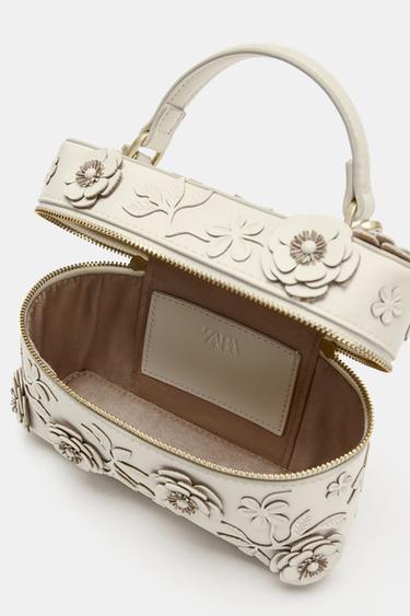 SAC VANITY FLEURS - Écru de Zara - Image 5