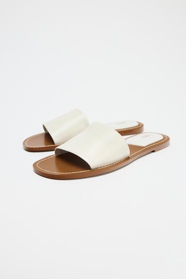 PALA EN CUIR SOFT - blanc de Zara - Image 3
