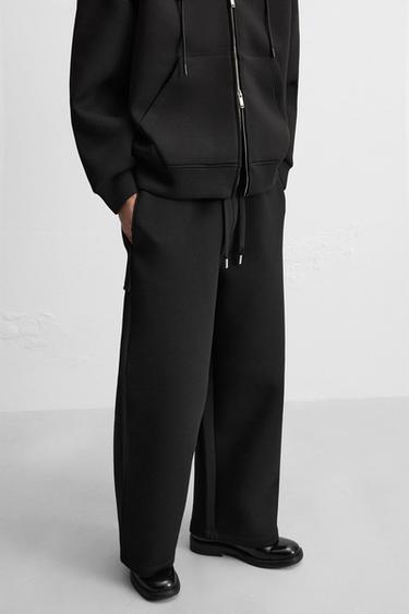 SWEAT À CAPUCHE TECHNIQUE AVEC ZIP - Noir de Zara - Image 5