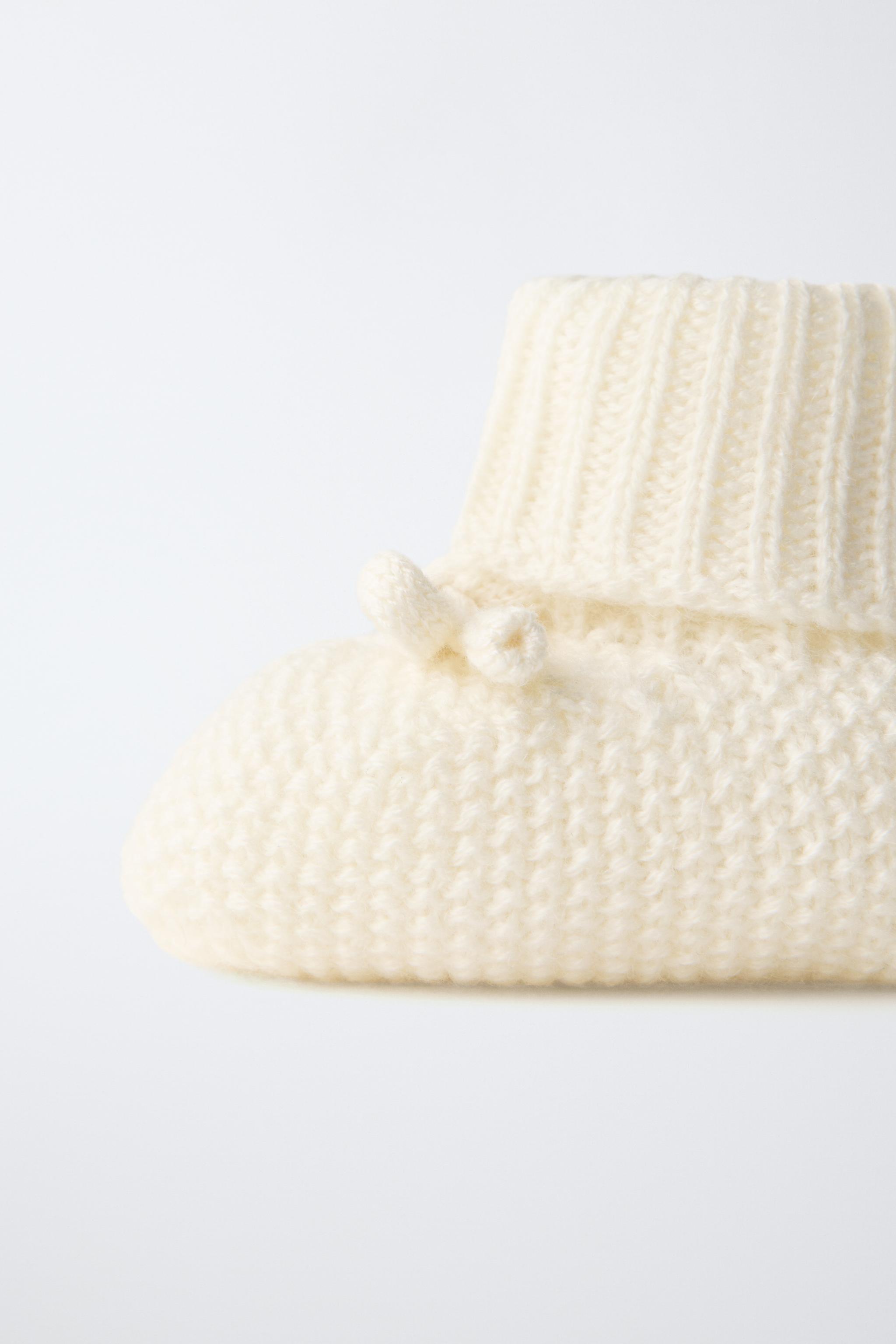 Детские ботинки Zara KNIT BABY BOOTIES — фото 7