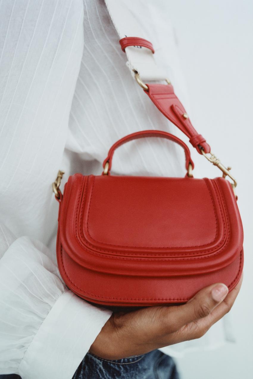 Zara red sling bag Clearance