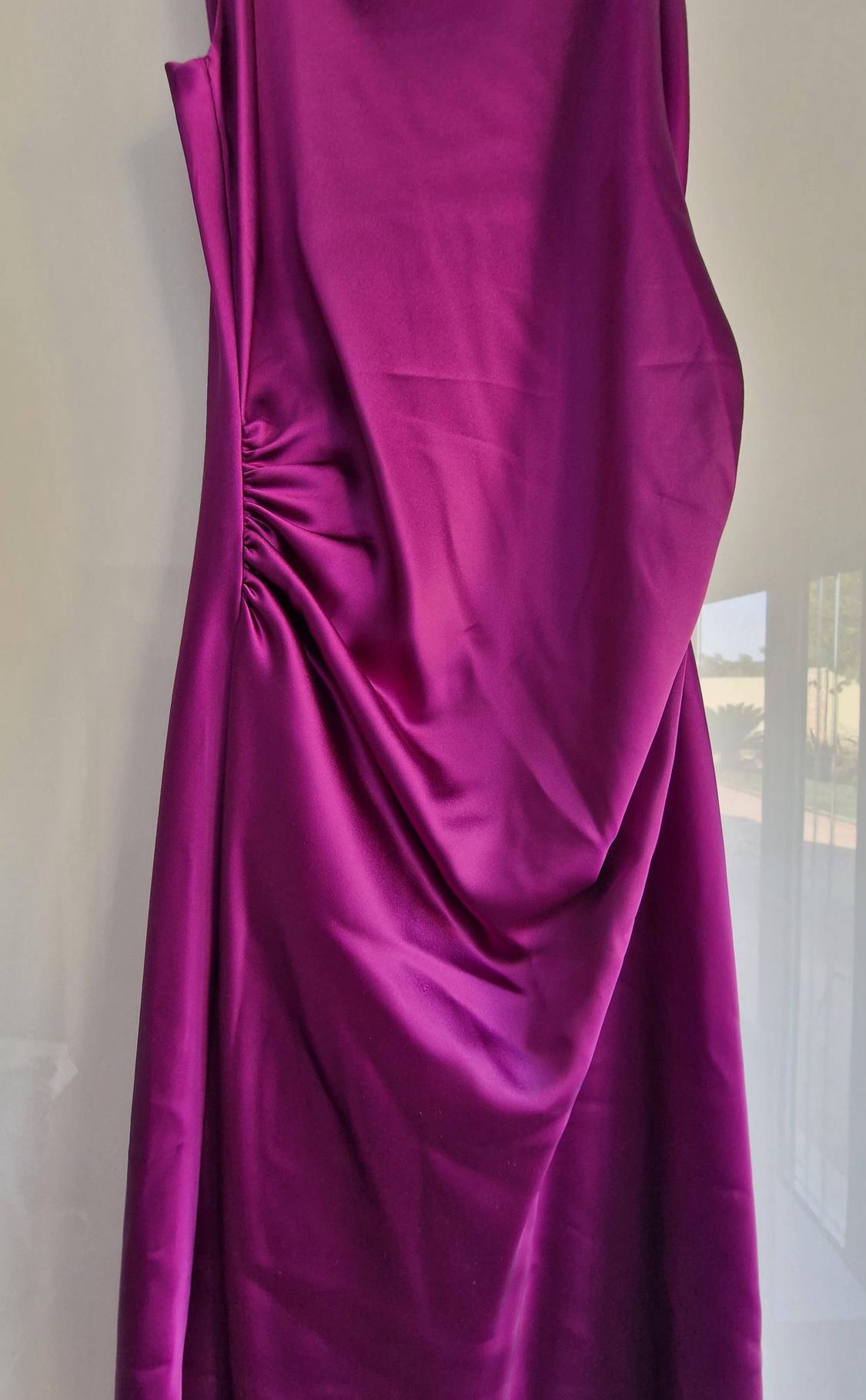 SATIN MIDI DRESS - Image 3