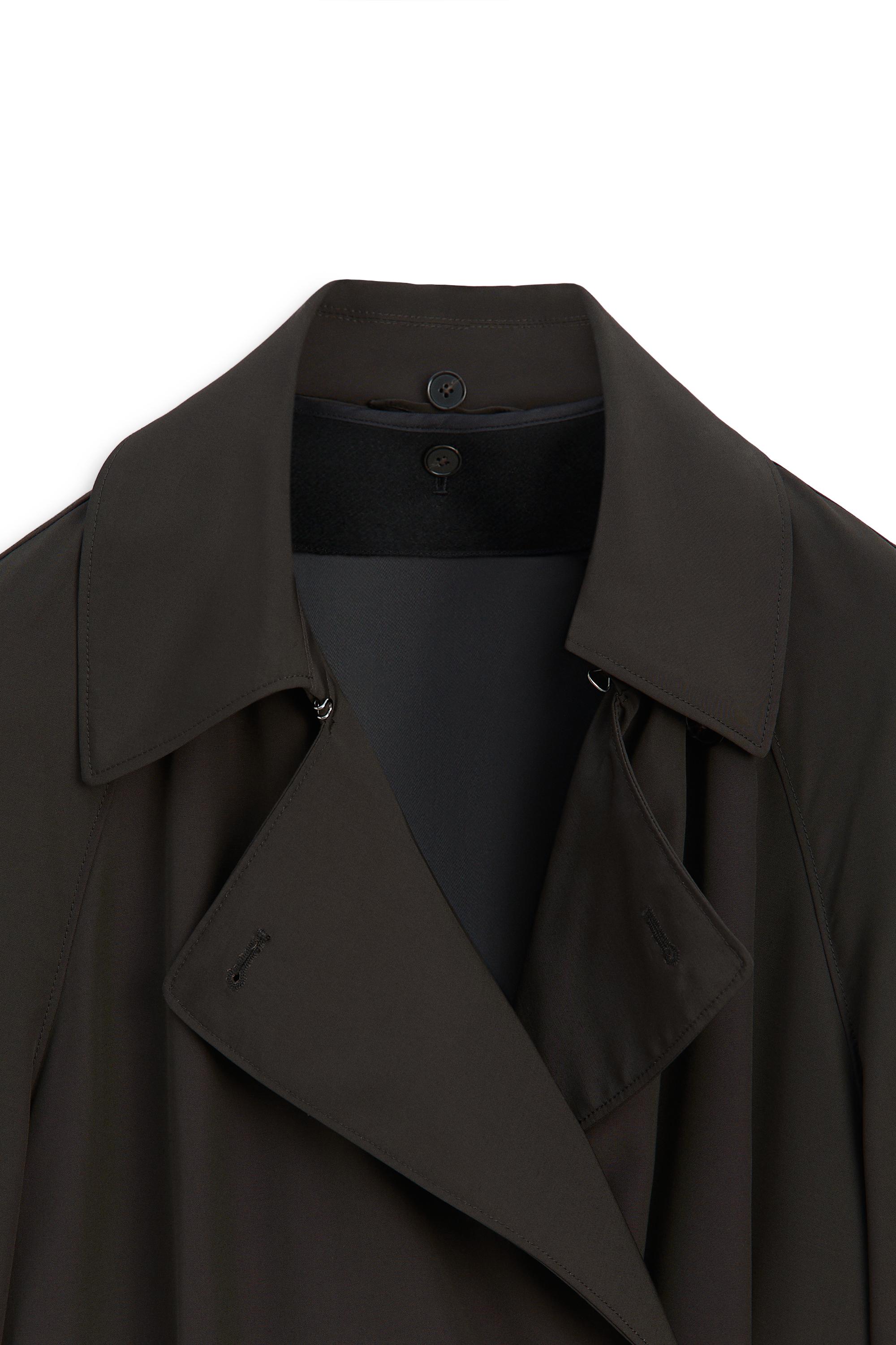 Fluid trench coat with lapel detail - LIMITED EDITION