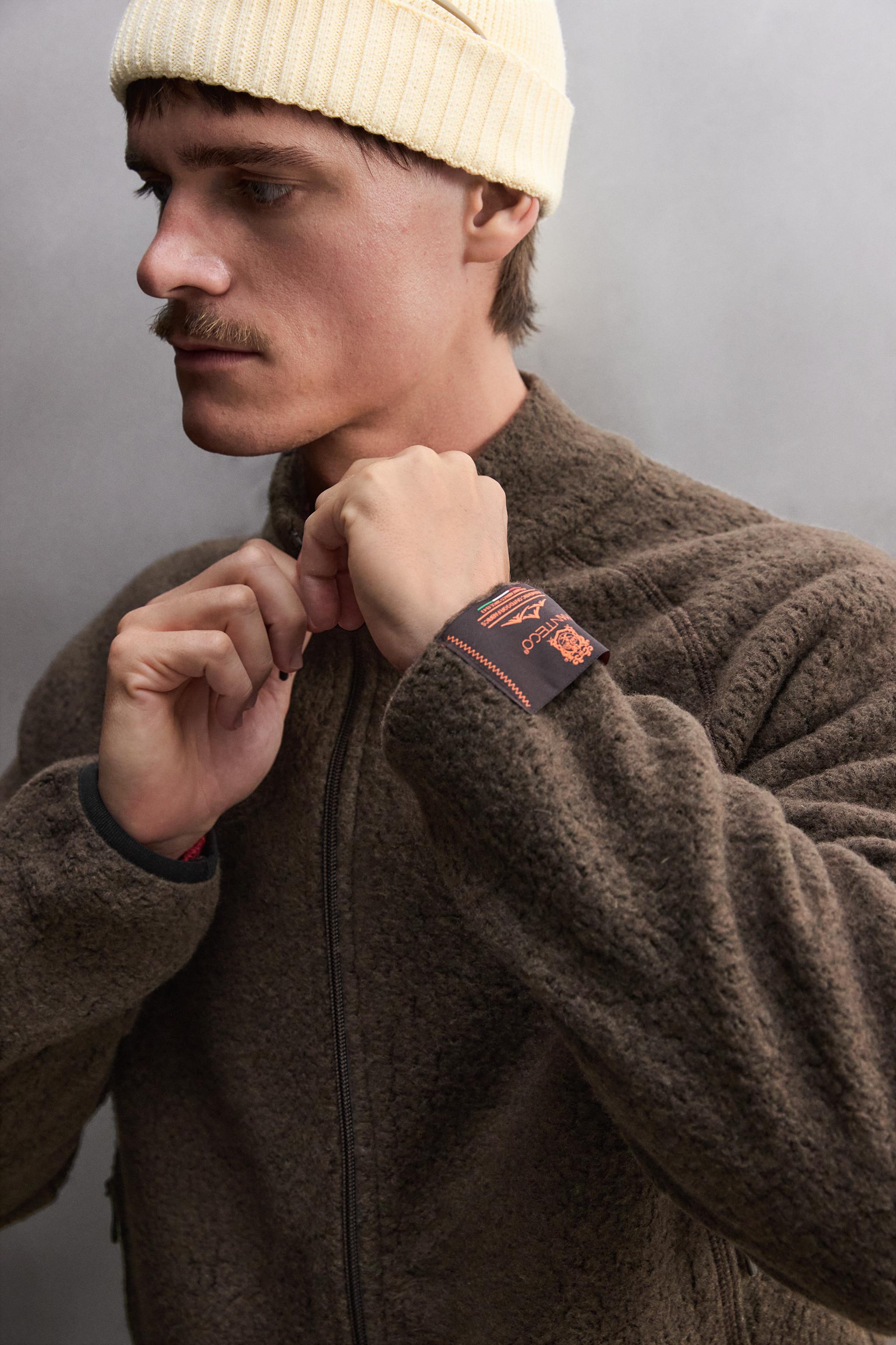 MANTECO® WOOL-BLEND FLEECE SWEATSHIRT