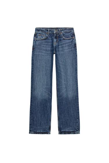 Zara Z1975 LOW RISE REGULAR JEANS - Blue