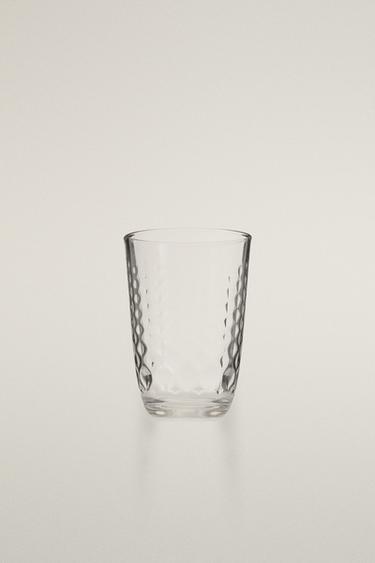 RAISED DESIGN TUMBLER - Transparent by Zara - Image 0