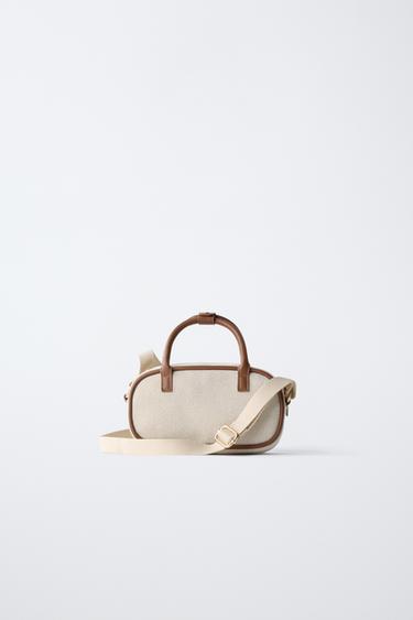 EMBROIDERED CROSSBODY BAG - Brown by Zara - Image 4