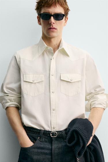 WESTERN SHIRT AARON LEVINE X ZARA - White by Zara - Image 4