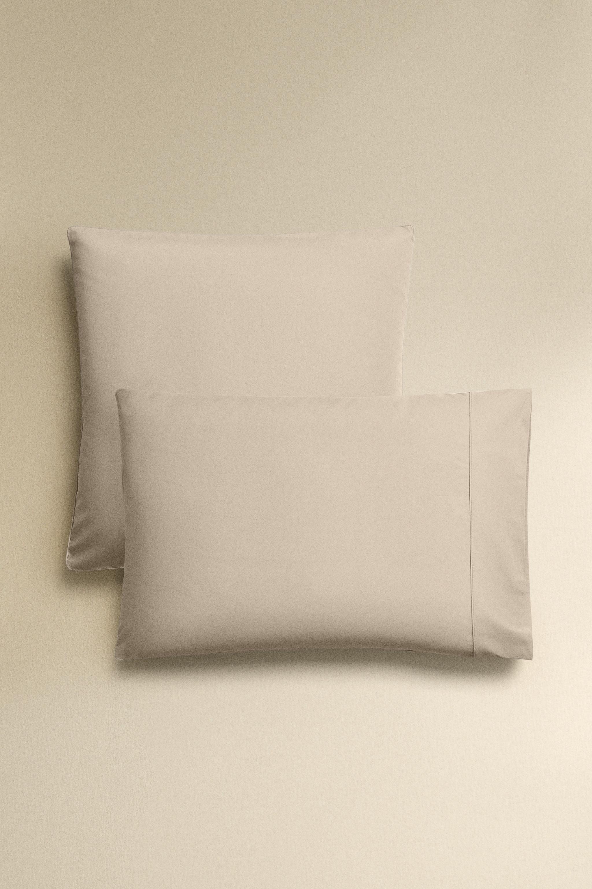 PERCALE COTTON PILLOWCASE ( THREAD COUNT