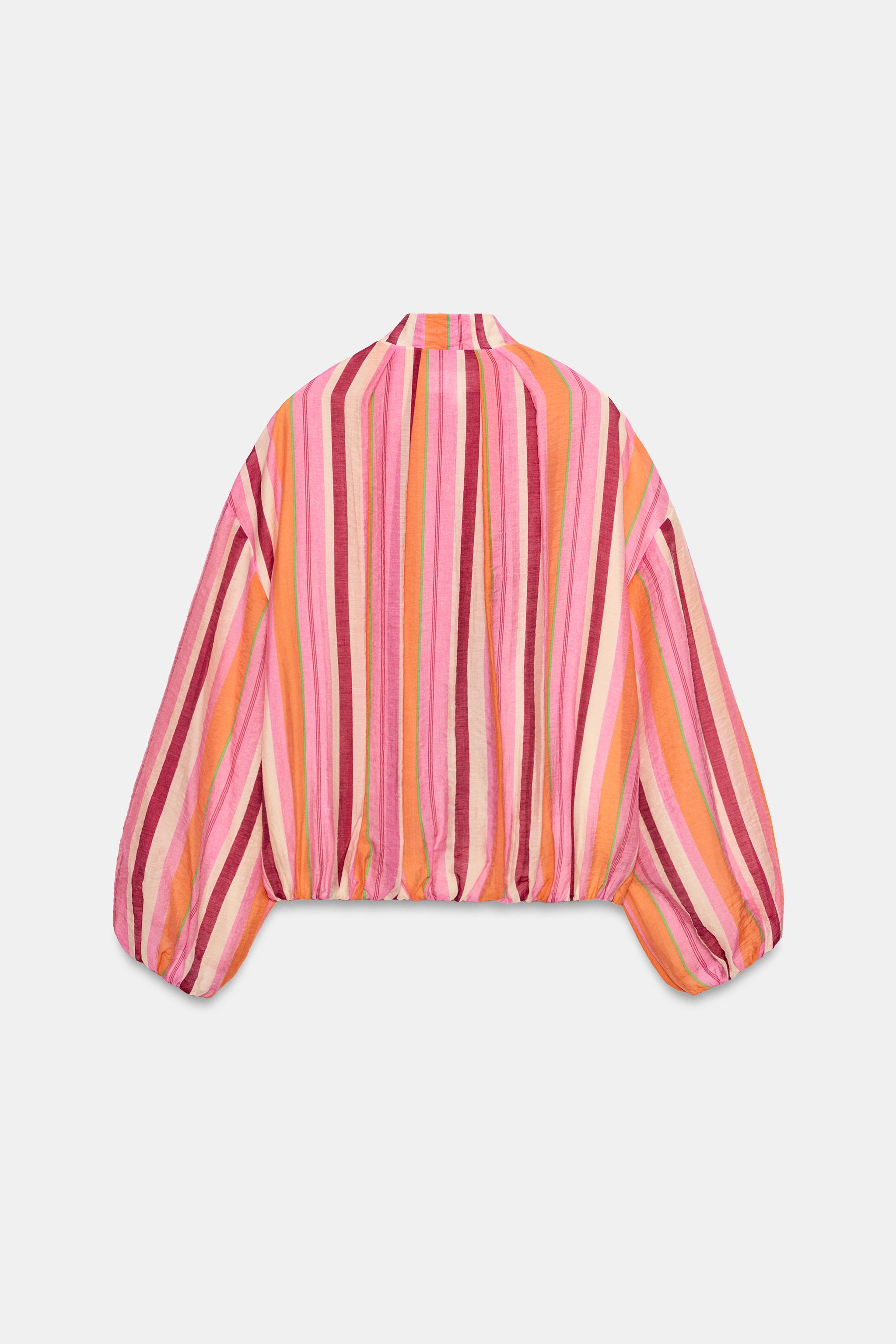 STRIPED BOMBER JACKET