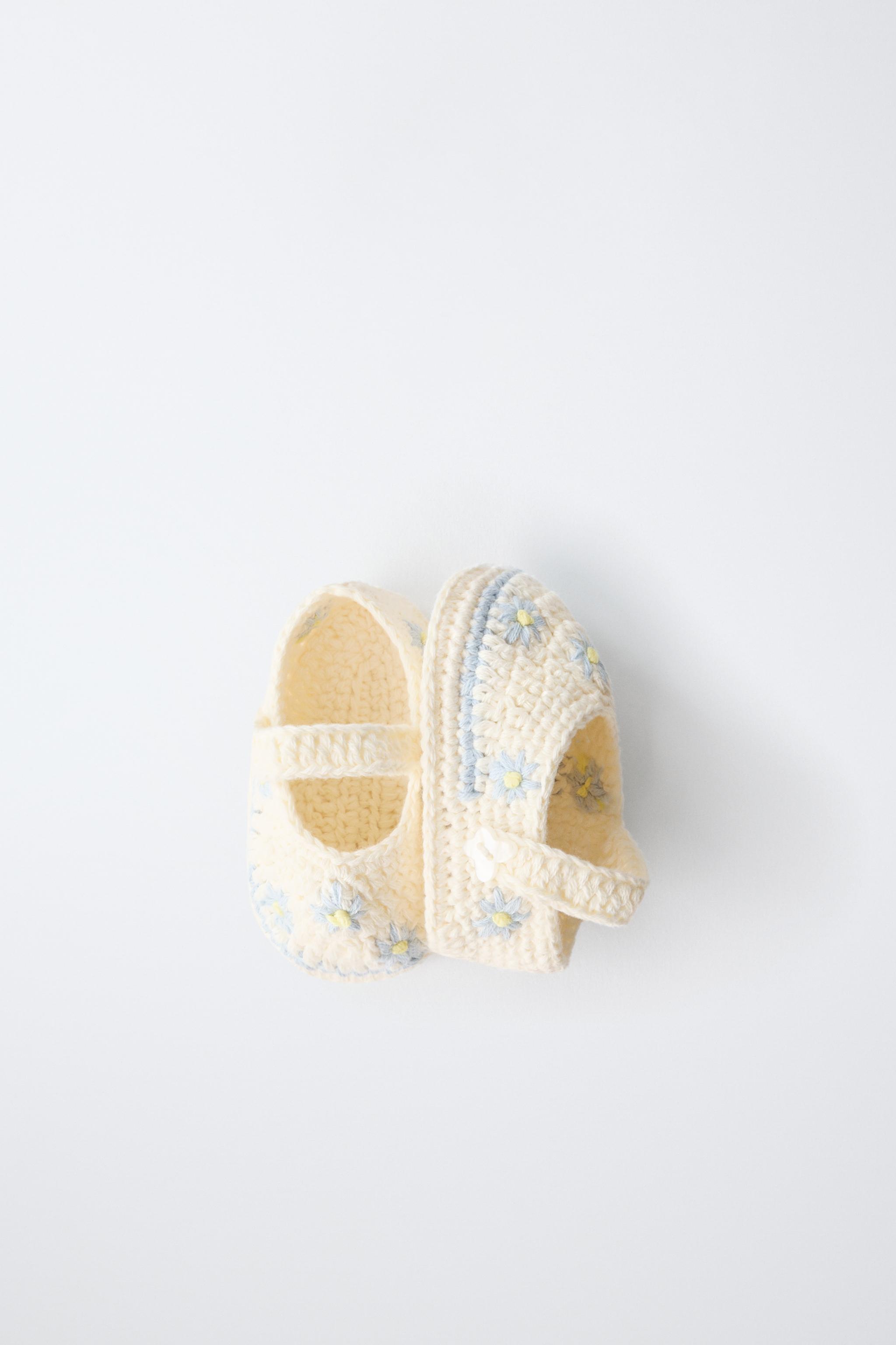 Детские ботинки Zara KNIT BOOTIES — фото 8