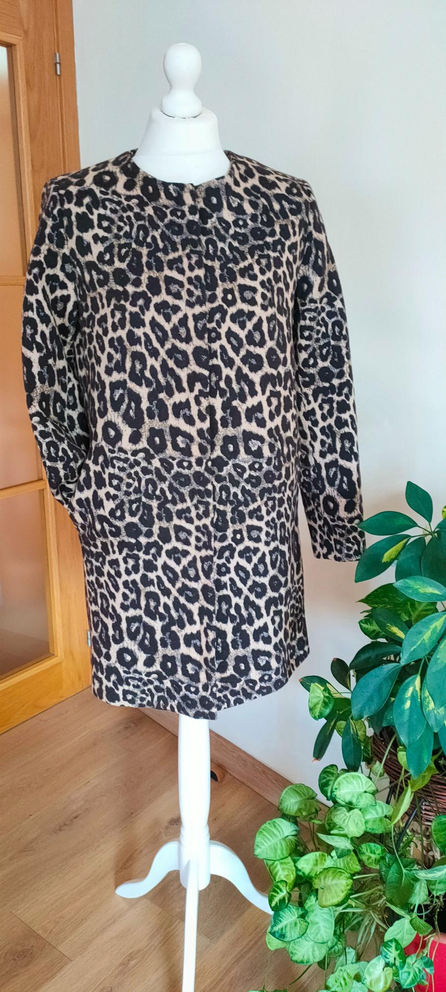 LEOPARD PRINT JACQUARD COAT - Image 3