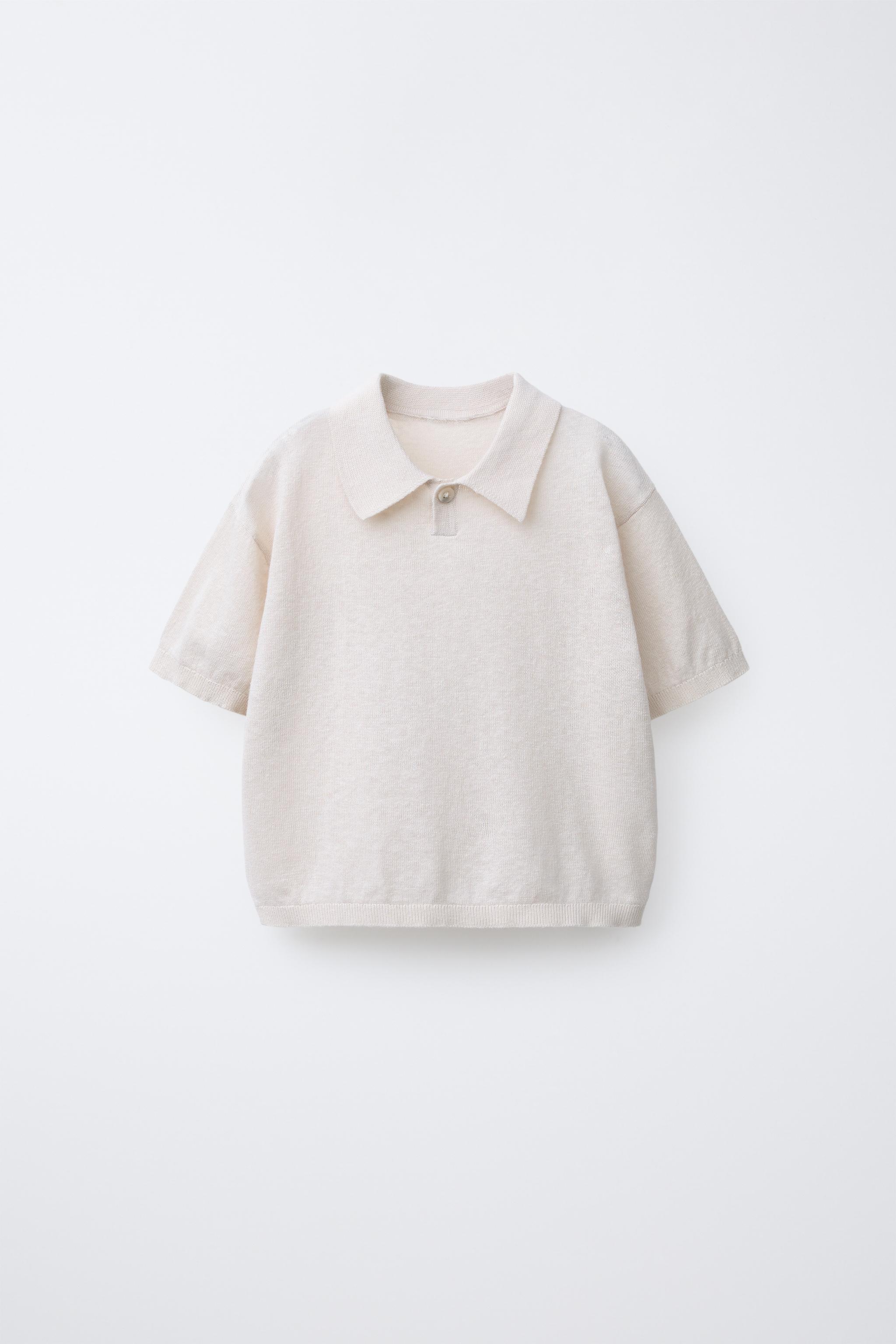 Knit Polo Shirts (Ivory) - ZUTOMAYO MART