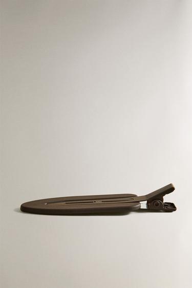 LOT DE PINCES PLATES POUR FOURRURE (LOT DE 4) - Marron de Zara - Image 3