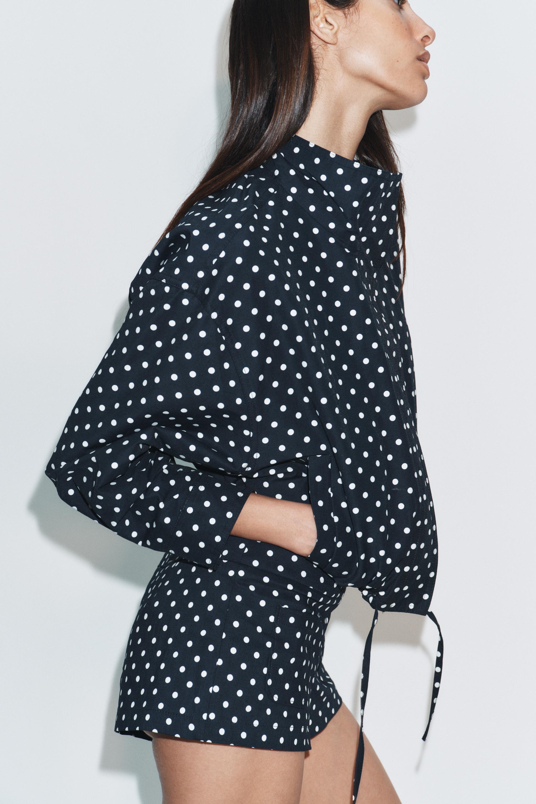ドット柄ジャケット＆ショートパンツセット | ZARA Japan / 日本