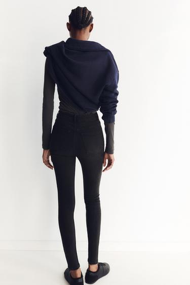 TRF SCULPT HIGH-WAIST JEANS - Faded black by Zara - Image 3