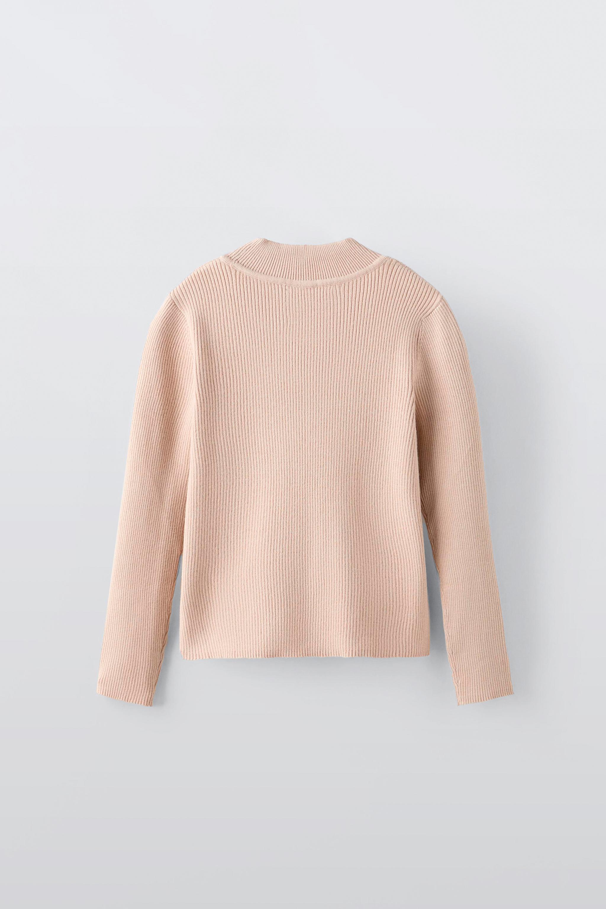 Beige jumper zara best sale