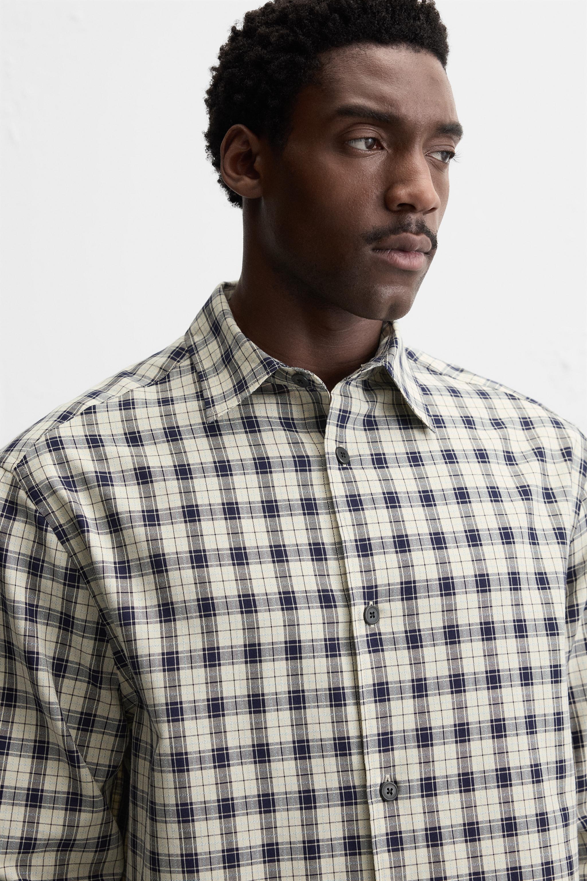 チェック シャツ - ベージュ | ZARA Japan / 日本