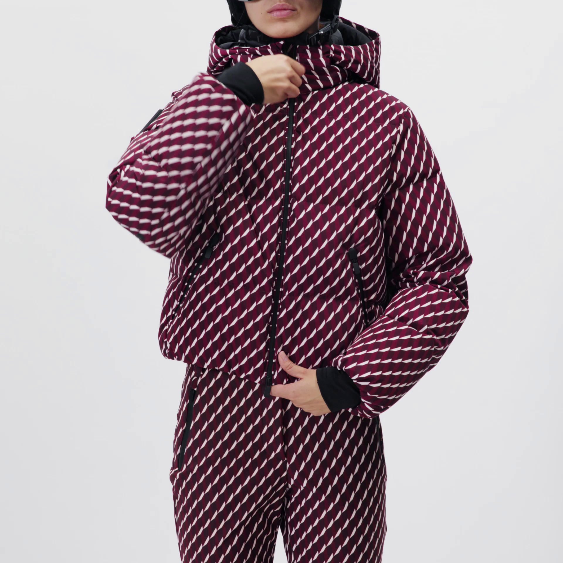ANORAK 80% DOWN 20% FEATHER WATER-RESISTANT WINDPROOF RECCO® TECHNOLOGY SKI COLLECTION