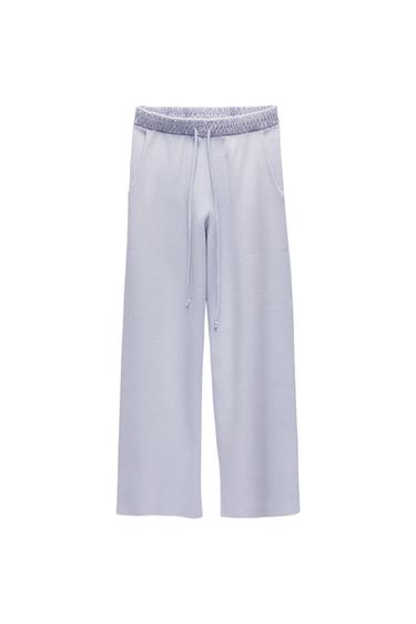 SOFT-TOUCH KNIT TROUSERS